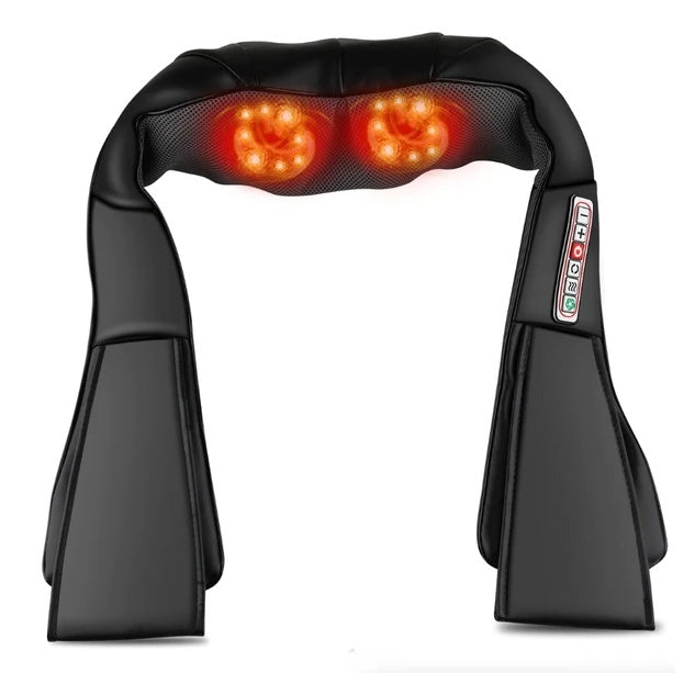 Neck & Shoulder Massage Device with Heat