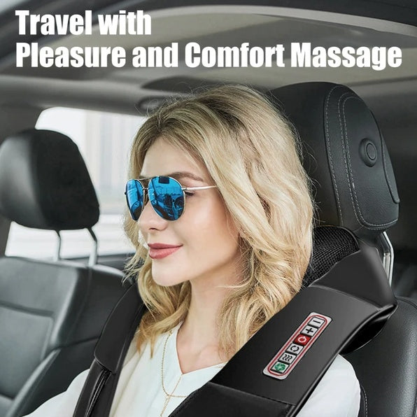 Neck & Shoulder Massage Device with Heat